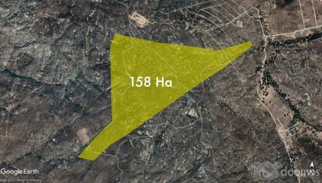 Venta de 158HA de Terreno en Santa Verónica, Tecate .