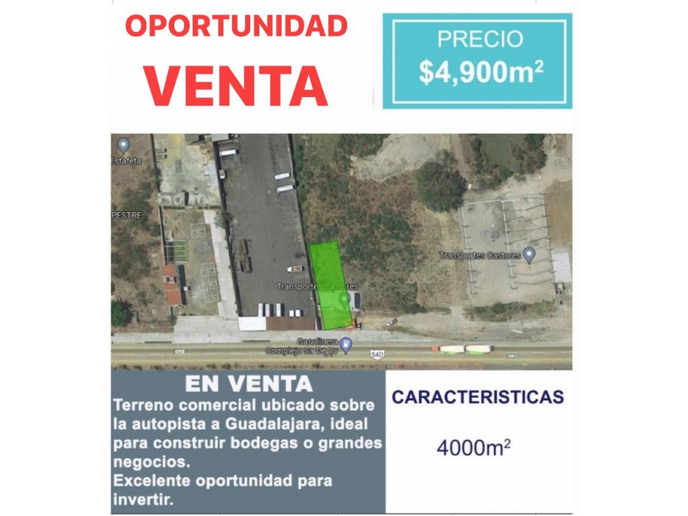 SE VENDE TERRENO IDEAL PARA BODEGA O NEGOCIOS  LOS PINOS COLIMA