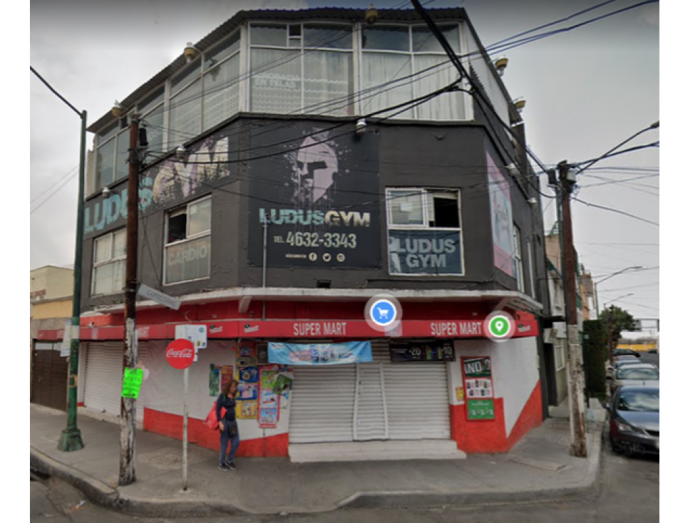 EDIFICIO  DE 3 NIVELES Y LOCALES COMERCIALES EN COYOACÁN